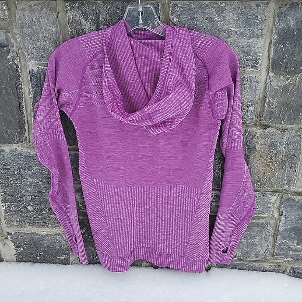 lululemon athletica purple pullover hoodie